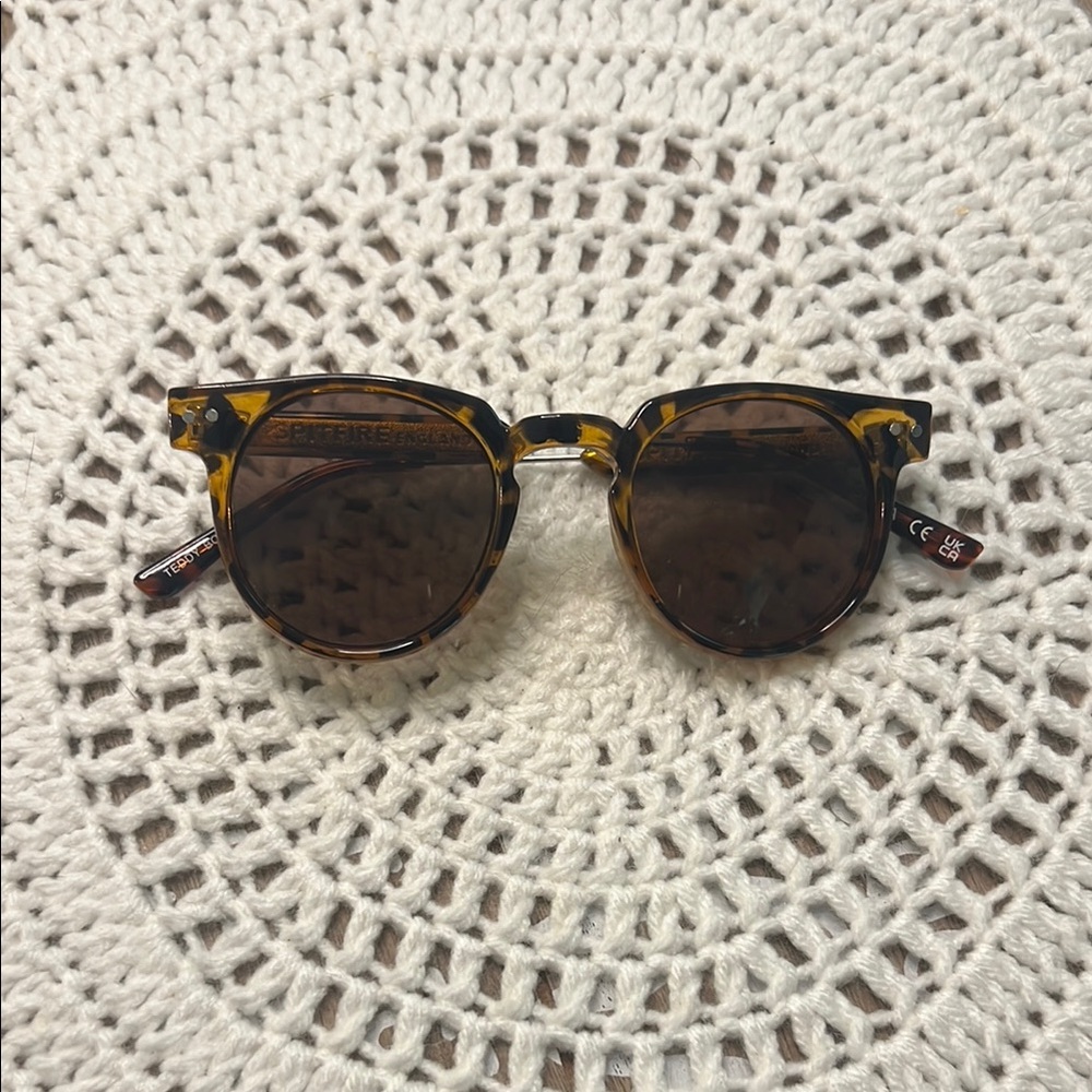 Spitfire - Teddy Boy - Tortoise Shell Round Sunglasses